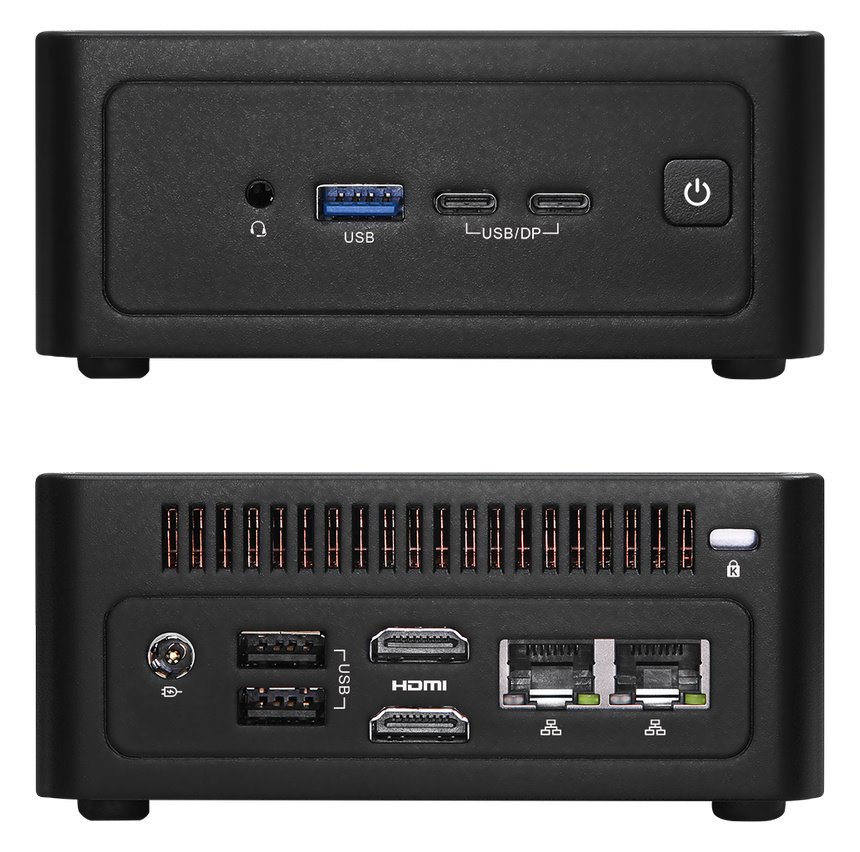 ASRock PC 4X4 BOX-8840U /R7 8840U/2xDDR5 SODIMM/M.2/1Gb + 2.5Gb LAN/HDMI/DP/USB-C