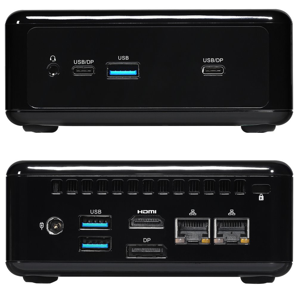 ASRock PC NUC BOX-1340P/D5 /i5-1340P/2xDDR5 SODIMM/M.2+SATA/2x2.5Gb LAN/HDMI/DP/USB-C