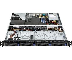 ASRock Rack 1U server 1x AM4, X570, 4xDDR4 ECC, 4x SATA 3,5"HS, 2x M.2, PCIe4 x16, 2x 10Gb + 2x 1Gb LAN, 400W, IPMI