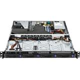 ASRock Rack 1U server 1x AM4, X570, 4xDDR4 ECC, 4x SATA 3,5"HS, 2x M.2, PCIe4 x16, 2x 10Gb + 2x 1Gb LAN, 400W, IPMI