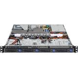 ASRock Rack 1U server 1x AM4, X570, 4xDDR4 ECC, 4x SATA 3,5"HS, 2xM.2, PCIe4 x16, 2x 10Gb + 2x 1Gb LAN, 2x 450W, IPMI