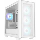 ASUS A21 CASE TG WHITE, 4x ARGB LED fan, mATX, bílá