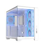 ASUS A32 PLUS WHITE ARGB TG skrinka ATX 4x ARGB fan bílá