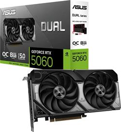 ASUS DUAL RTX5060 OC 8GB/128-bit GDDR7 HDMI 3xDP