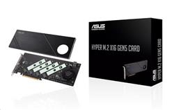 ASUS HYPER M.2 x16 Gen5 Card (PCIe 5.0/4.0) - rozšiřující karta pro 4x M.2 SSD