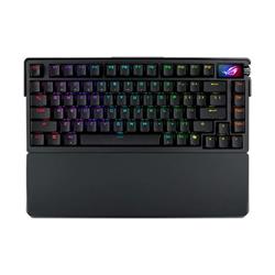 ASUS KB ROG Azoth Extreme (ROG NX Snow / PBT), mechanická, ROG Snow, displej, bezdrátová, BT, USB-C, US
