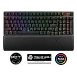 ASUS KB ROG STRIX SCOPE II 96 WIRELESS (ROG SNOW / PBT), mechanická, bezdrátová, BT, USB-A, US