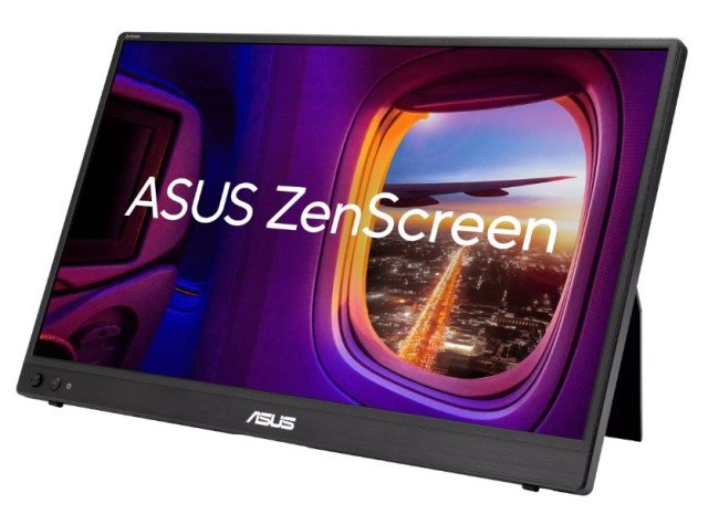 ASUS Monitor ZenScreen MB16AHVE, 15,6", IPS, 1920x1080, 16:9, 5ms, HDMI, USB-C, 60Hz