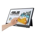 ASUS Monitor ZenScreen Touch MB16AHT, 15,6", IPS, 1920x1080, 16:9, 5ms, HDMI, USB-C, 60Hz, Touch, Repro