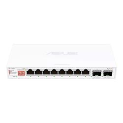 ASUS QG-U1080 neřízený switch, 8×2.5Gb Ethernet, 2×10G SFP+, fanless