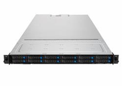 ASUS RS500A 1U server SP3, 16x DDR4 ECC R, 12x NVMe/SATA, OCP3.0, 2x 800W (plat), 2x 1Gb LAN, IPMI