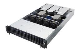 ASUS RS720A 1U server Epyc 2x 7351 (16C/32T 2,4Ghz) SP3, 32x DDR4 ECC R, 24x SATA HS (2,5"), 1200W (plat), 2x LAN, IPMI