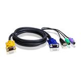 ATEN KVM sdružený kabel k CS-82U,84U,CL-5808, 5816 USB + PS/2, 3m