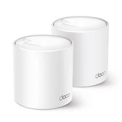 AX3000 Whole Home Mesh Wi-Fi 6 System SPEED: 574 Mbps at 2.4 GHz + 2402 Mbps at 5 GHz SPEC: 2× Internal Antennas, 3× G