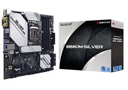 BIOSTAR B560M-SILVER, LGA 1200, Intel B560, 4xDDR4, HDMI/DVI-D/DP, 2xPCI-E x16, 1xPCI-E x1, 6xSATA, 2