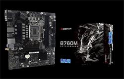 Biostar Mainboard,INTEL B760, Socket LGA1700, uATX, 2.5G LAN