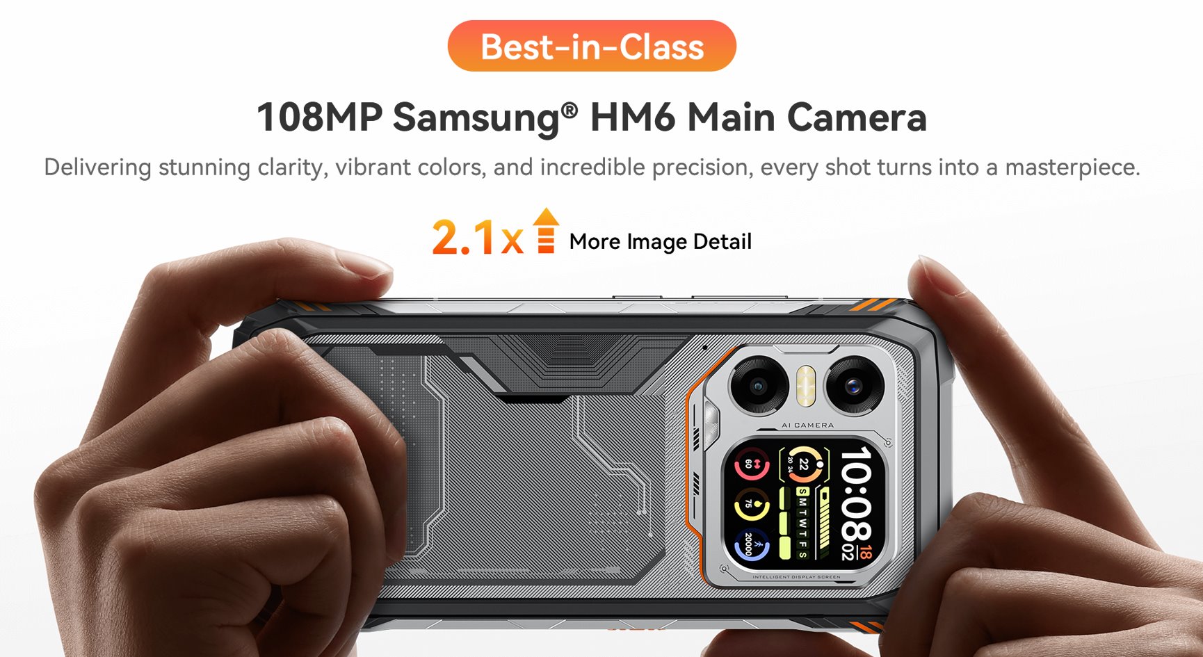 BLACKVIEW Rugged XPLORE 1X 5G Rugged 6.78",FHD 2460x1080,12+256GB,Octa-core 2.4Ghz,50+64MP+20MP,Night,20000mAh,Andr 15