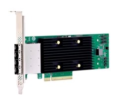 Broadcom eHBA 9600-16e, 24Gb/s, NVMe/SAS/SATA, 4x SFF-8644 x4, PCIe 4.0 x8, SAS4016 IOC