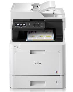 Brother laserová tiskárna - A4, 31/31str., 2400dpi, USB/WiFi/LAN, duplex, ADF, displej