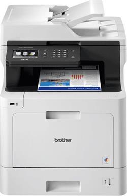 Brother laserová tiskárna DCP-L8410CDW - A4, 31str., 2400dpi, USB/WiFi/LAN/NFC, MF, duplex, ADF