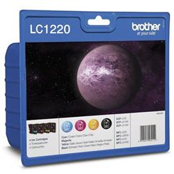 Brother LC-1220VALBP (inkoust multipack - černá + tři barvy)