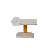 CANYON Bezdrátová nabíječka HEXAGON WCS-310 3in1 Grey/Orange