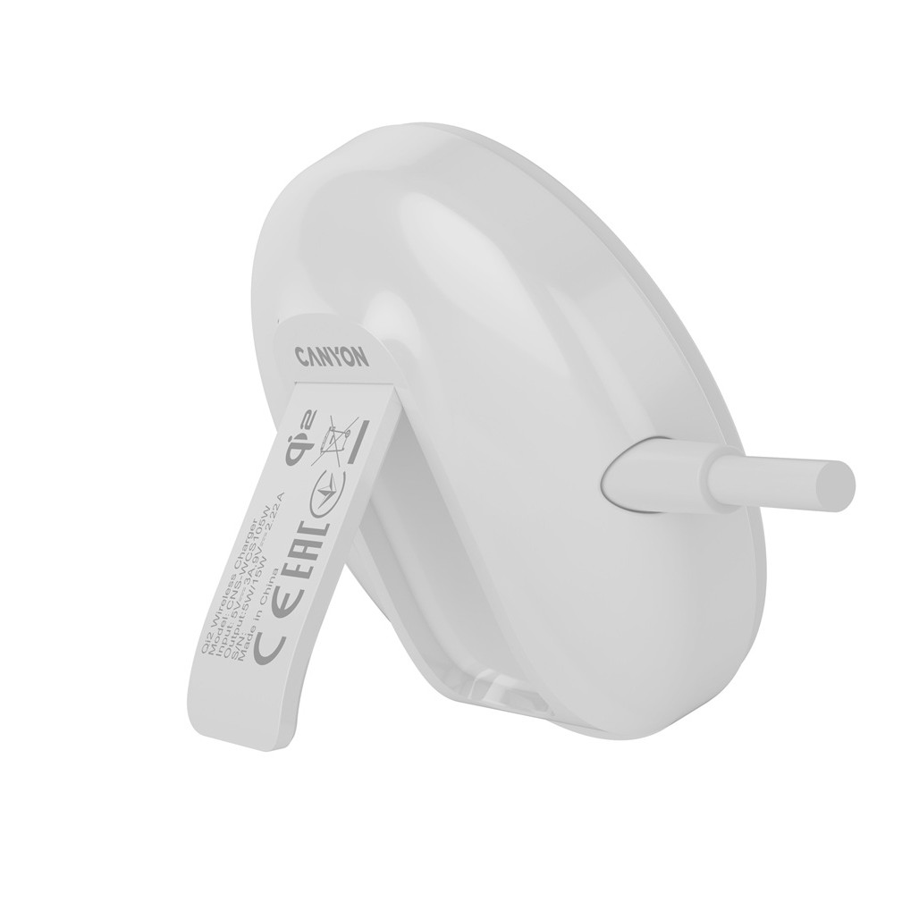 CANYON Bezdrátová nabíječka podložka WS-105 15W Qi2 White