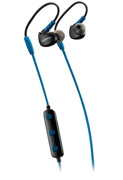 CANYON Bluetooth Sluchátka sportovní s mikrofonem, 0.3m kabel, modré