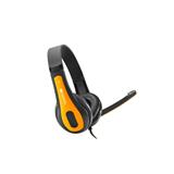 CANYON headset HSC-1, lehký, 3,5 mm jack TRRS, černo-žlutá