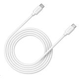 CANYON kabel UC-12, USB-C – USB-C (100W, 20V/5A) 2m, bílá