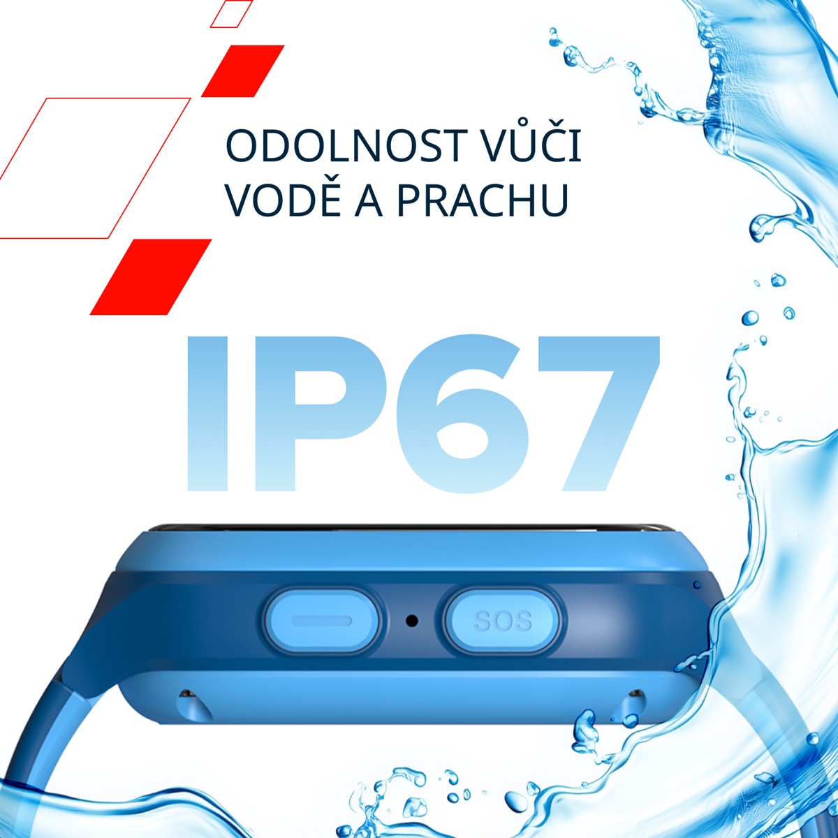 Canyon Kids Watch ZEFIR KW-49 E-SIM 4G, Blue