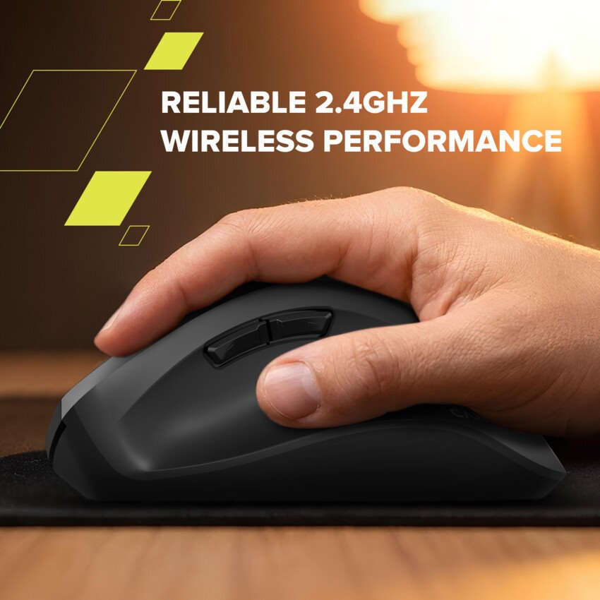 CANYON mouse OnClick 17 Ergonomic 6 buttons 1600DPI Wireless Black