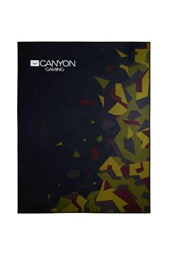 CANYON Podložka pod herní židle/křeslo, 100 x 130 cm, potiskluzová, se vzorem „military/argama“