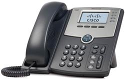 Cisco SPA504G IP Phone, 4 Voice Lines, 2x10/100 Ports, High-Resolution Graphical Display, PoE Support