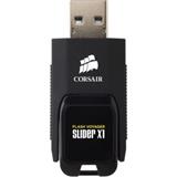Corsair flash disk 128GB Voyager Slider X1 USB 3.0 (čtení: 130MB/s) černý