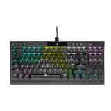 Corsair K70 RGB TKL CHAMPION SERIES Optical-Mechanical Gaming Keyboard, Backlit RGB LED, CORSAIR OPX RAPIDFIRE, Black, B