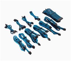 Corsair Premium Individually Sleeved DC Cable Pro Kit, Type 4 (Generation 4), Modrá/Černá