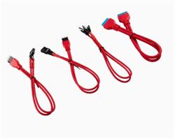 Corsair Premium Sleeved I/O Cable Extension Kit 30cm — Červená