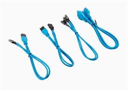 Corsair Premium Sleeved I/O Cable Extension Kit 30cm — Modrá