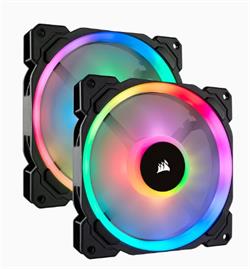 CORSAIR ventilátor LL Series, LL140 RGB,140mm Dual Light Loop RGB LED PWM Fan, Node Pro
