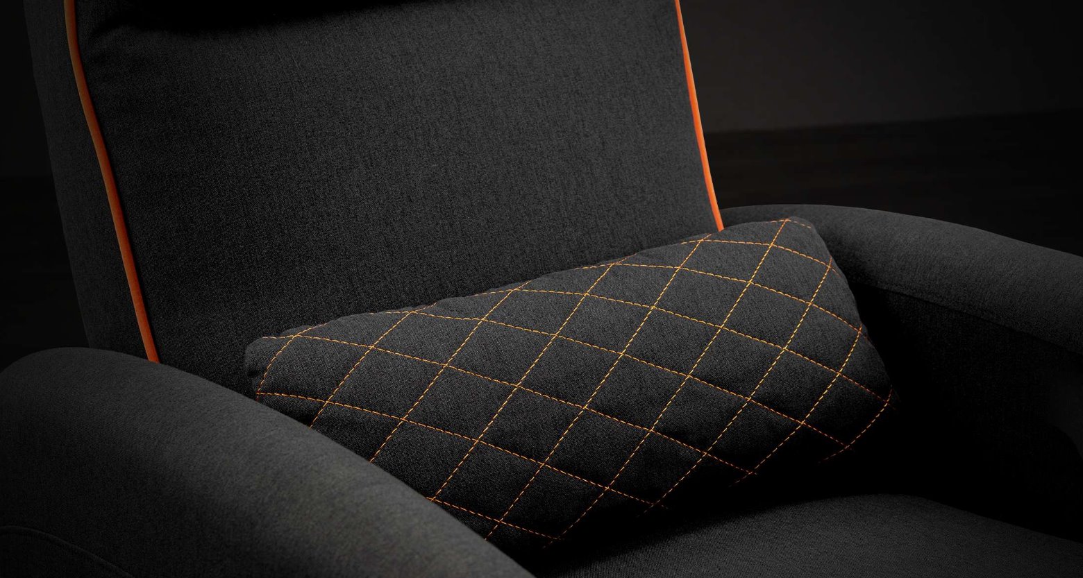 COUGAR herní křeslo FIDOM Orage/Black