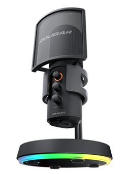 COUGAR mikrofón studio SCREAMER-X 3 Omni-Dimesion Mic Noise Reduction Pop Filter RGB Base