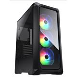 COUGAR PC skříň ARCHON 2 RGB Black Mid Tower TG Front Panel 3 x ARGB Fans 3mm TG Left Panel