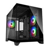 COUGAR PC skříň FV150 RGB Black Mini tower (poškozený obal, skříň v pořádku)