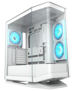 COUGAR PC skříň FV270 White Mid tower tempered curved glass perimeter quick detachable air filters up to 9 fans