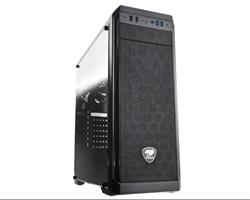 COUGAR PC skříň MX330-G Mid Tower Mesh Front Panel 1 x 120mm Fan TG Left Panel