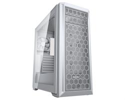 COUGAR PC skříň MX330-G Pro White Mid Tower Mesh Front Panel 1 x 120mm Fan TG Left Panel