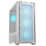 COUGAR PC skříň MX600 White Mid Tower Mesh Front Panel 3 x 140mm + 1 x 120mm Fans Transparent Left Panel