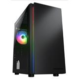 COUGAR PC skříň Purity RGB Black Mini Tower TG Front Panel ARGB strip / 1 x ARGB Fan / 3mm TG Left Panel