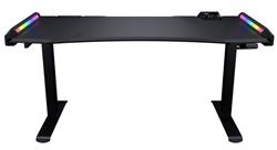 COUGAR stůl E-MARS RGB electric 1531 x 770 x 745-1195mm 2xUSB 3.0 & USB-C & 2x3,5 jack